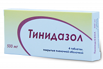 TINIDAZOL 0,5 tabletkalari N4