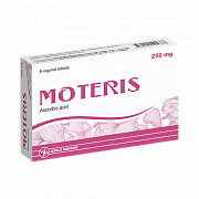 MOTERIS tabletkalari 250mg N6