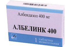 АЛБЕЛИНК 400 таблетки 400мг N10
