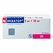 EKVATOR tabletkalari 10mg/5mg N30