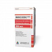 MIKOZEVS NEO infuziya uchun eritma 200ml 400mg/200ml