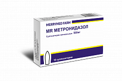 MR МЕТРОНИДАЗОЛ суппозитории вагинальные 500мг N10