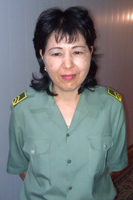 Раъно Эшкуватова, младший сержант Министерства обороны РУз
