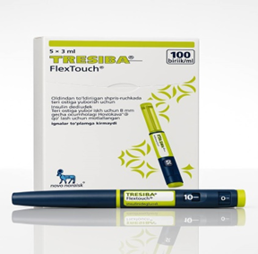 Тресиба ФлексТач 100 ml:uz:Tresiba FlexTouch 100 ml