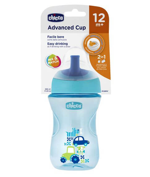 Поильник Chicco Advanced Cup 266 мл с 12 м+ : общая информация и ...