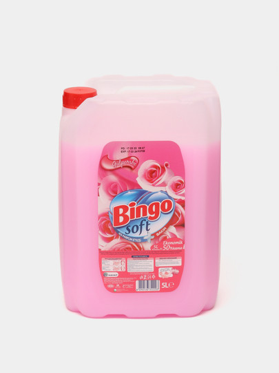 Кондиционер для белья Bingo Soft Rose Pink, 5 л