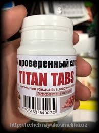 TITAN TABS для мужчин:uz:Erkaklar uchun TITAN TABS