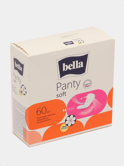 Прокладки Bella Panty Soft Deo Fresh, 60 шт : общая информация и ...