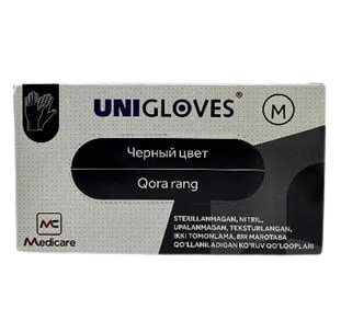 Медицинские одноразовые перчатки нитриловые неопудренные UNIGLOVES