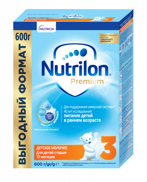 Сухая молочная смесь Nutrilon Premium 3