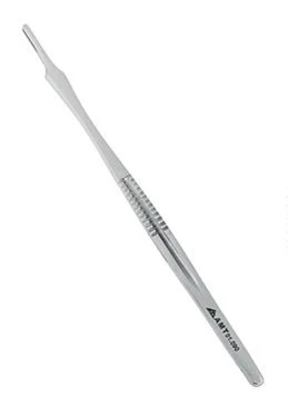 Ручка скальпеля к съемным лезвиям 160 мм (№3L):uz:160 mm olinadigan pichoqlar uchun skalpel tutqichi (№ 3L)