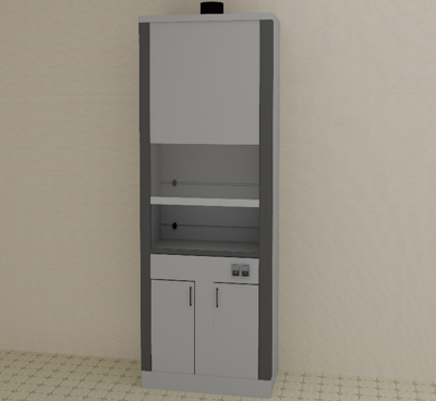 Шкаф вытяжной 1300*800*2450, модель 2:uz:Olovli qopqoq 1300*800*2450, 2-model