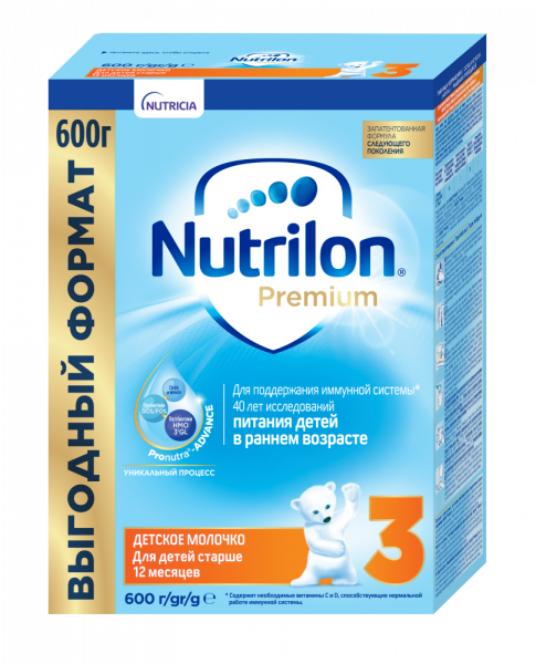 Сухая молочная смесь Nutrilon Premium 3 : общая информация и описание ...