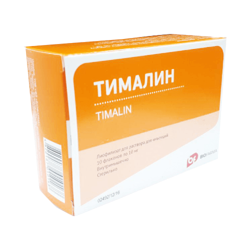 💊ТИМАЛИН лиофилизат 10мг N10 в Ташкенте,  в аптеке ТИМАЛИН .