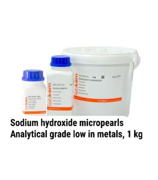 Микрогранулы гидроксида натрия ЧДА с низким содержанием металлов Sodium hydroxide micropearls Analytical grade low in metals Микрогранулы гидроксида натрия ЧДА с низким содержанием металлов Sodium hydroxide micropearls Analytical grade low in metals:uz:Natriy gidroksidi mikromarvaridlari Analitik darajasi past metallar
