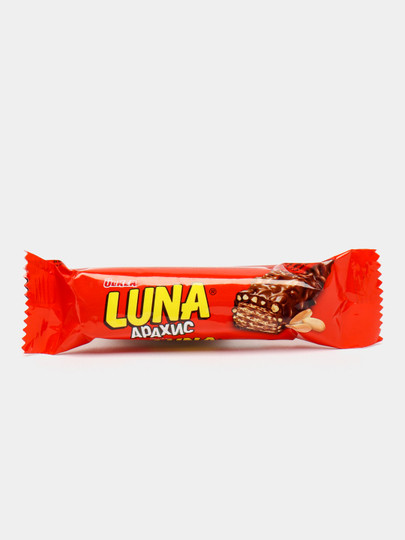 Батончик Ulker Luna с арахисом и вафлей, 40 гр : общая информация и ...