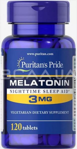 Melatonin 3 mg 120 Tablets Puritan's Pride:uz:Melatonin 3 mg 120 Tabletkalar Puritanning mag'rurligi