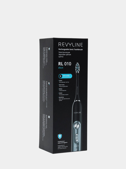 Звуковая зубная щётка Revyline RL 010 Black : общая информация и ...