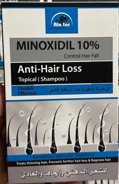 Soch to'kilishiga qarshi shampun Minoxidil 10% (Tailand) Шампунь Minoxidil 10% от выпадения волос (Таиланд):uz:Soch to'kilishiga qarshi shampun Minoxidil 10% (Tailand)