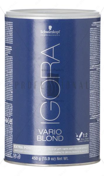 Осветляющий порошок, 450 гр - Schwarzkopf Professional Igora Vario Blond Extra Power