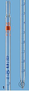 Градуированные пипетки, класс AS, тип 3 (ноль сверху), БРЕНД