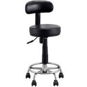 Кресло врача - С регулировкой, без спинки SKE016 (кожаный стул, со спинки)