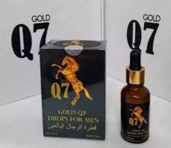 Капли для мужчин GOLD Q7:uz:Potentsiya uchun GOLD Q7 tomchilari
