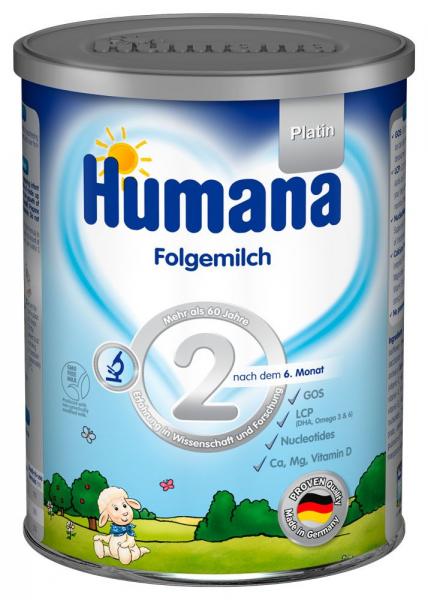 Humana Platin 2 Последующая смесь 350 гр