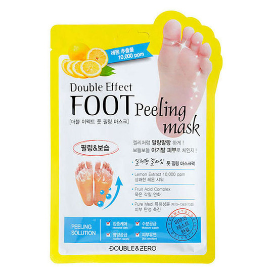 Пилинг носочки для ног с гиалуроновой кислотой Double&Zero Foot Peeling Mask, 1 пара