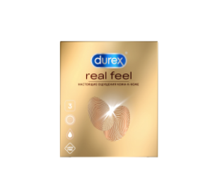 Презервативы Durex Real Feel №3 (из синтетического латекса)