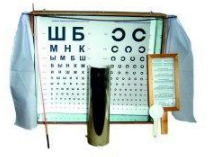 Таблица измерения остроты зрения ММ 046