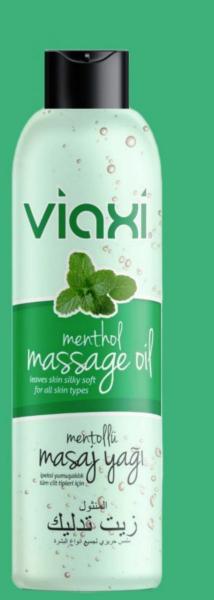Массажное масло для тела с ароматом ментола от VIAXI:uz:VIAXI dan mentol aromati bilan tana massaj moyi