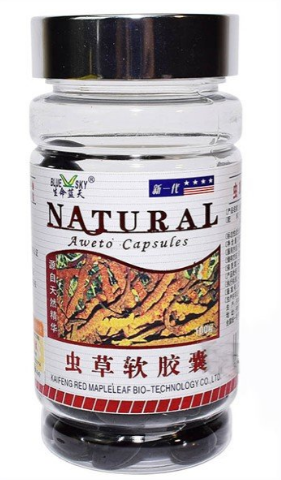 Кордицепс AWETO Natural 100 капсул:uz:Cordyceps AWETO Natural 100 kapsula