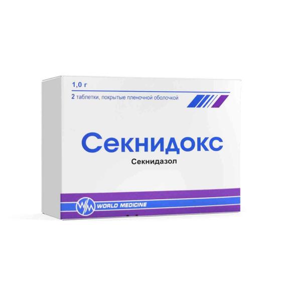 💊СЕКНИДОКС таблетки 1г N2 в Ташкенте,  в аптеке СЕКНИДОКС .