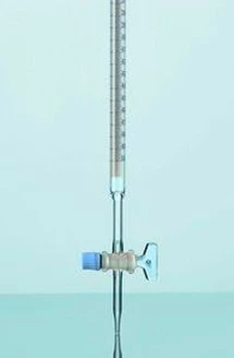 Бюретка 1-1-2- 10-0,1 с одноход.кр.:uz:Burette 1-1-2-10-0.1 bir tomonlama kr bilan.