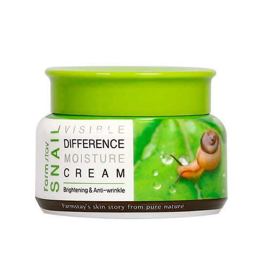 Увлажняющий крем с улиткой Farm Stay Snail Visible Difference Moisture ...