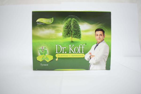 DR. KOFF леденцы со вкусом туласи 4,5г N60