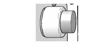 Радиальный отражатель в собранном виде:uz:Yig'ilgan radial reflektor