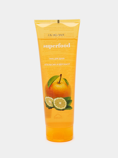 Гель для душа Liv Delano Superfood, апельсин и бергамот, 250 мл : общая ...