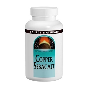 Медь (Copper Sebacate) 22 мг., 120таблеток (купер, мед, мис)
