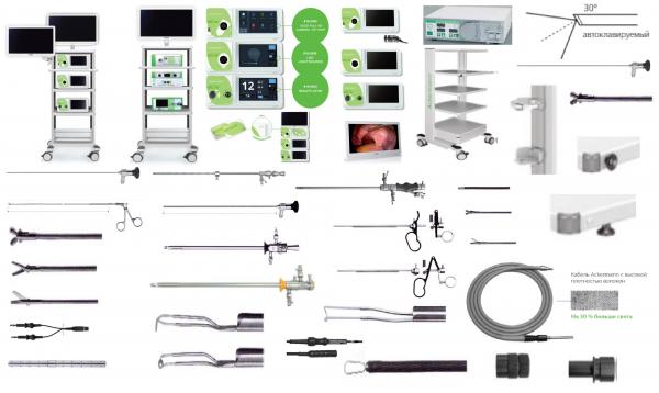 FULL HD Эндоскопическая стойка для гинекологии и урологии