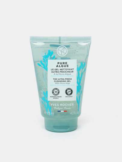 Ультра освежающий гель для умывания Yves Rocher Pure Algue, 125 мл ...