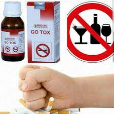 Капли для уменьшения тяги к сигаретам и алкоголю Go Tox