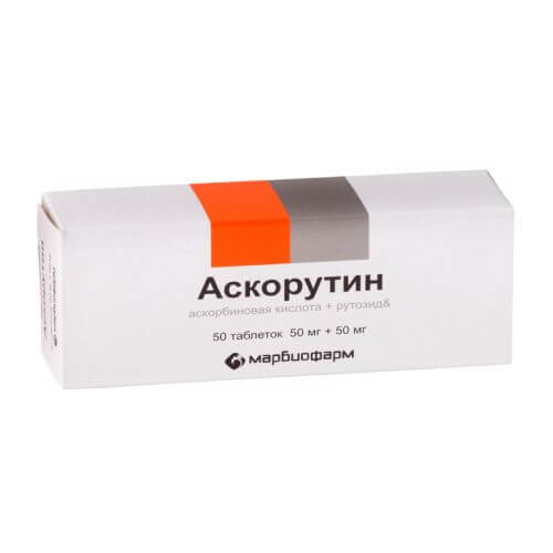 💊АСКОРУТИН таблетки N50 в Ташкенте,  в аптеке АСКОРУТИН таблетки .