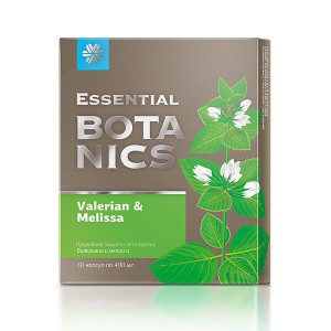 Комплекс-антистресс Valerian & Melissa Essential Botanics:uz:Kompleks-antistress Valerian & Melissa Essential Botanics