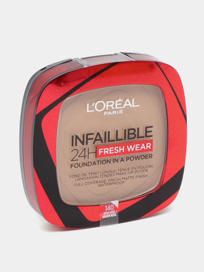 Пудра L'Oreal Infaillible 24H Fresh Wear, оттенок 140, 30 мл : общая ...