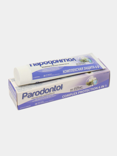 Зубная паста "Пародонтол" комплексная защита 6 в 1 124 гр