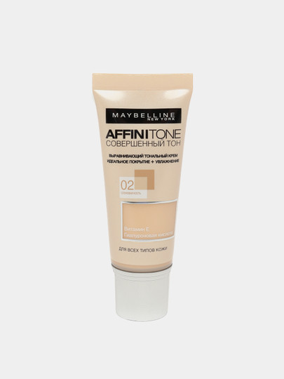 Тональный крем Maybelline New York AFFINITONE оттенок 02 Слоновая кость ...