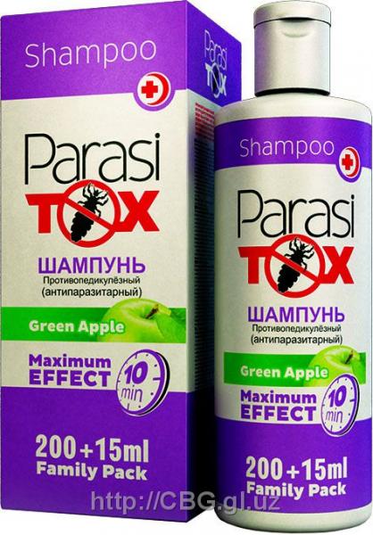 Шампунь противопедикулёзный ParasiTox (Green Apple)