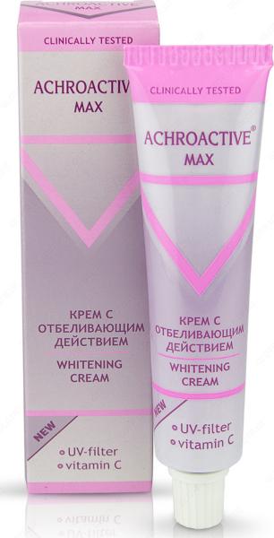 Отбеливающий крем для лица «Achroactive Max»:uz:Oqartiruvchi yuz kremi "Achroactive Max"